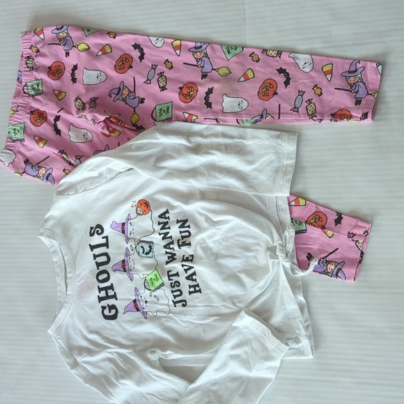 (13) Lot Bundle of Little Girls Clothes Size M 7/8 Green Blue Halloween - Picture 8 of 16